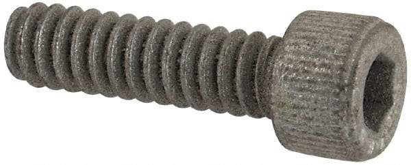 Value Collection - #6-32 UNC Hex Socket Drive, Socket Cap Screw - Alloy Steel, Zinc-Plated Finish, Fully Threaded, 1/2" Length Under Head - Exact Tool & Supply