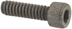 Value Collection - #6-32 UNC Hex Socket Drive, Socket Cap Screw - Alloy Steel, Zinc-Plated Finish, Fully Threaded, 1/2" Length Under Head - Exact Tool & Supply