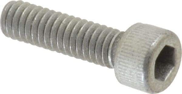 Value Collection - #8-32 UNC Hex Socket Drive, Socket Cap Screw - Alloy Steel, Zinc-Plated Finish, Fully Threaded, 5/8" Length Under Head - Exact Tool & Supply
