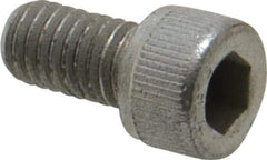 Value Collection - #10-32 UNF Hex Socket Drive, Socket Cap Screw - Alloy Steel, Zinc-Plated Finish, Fully Threaded, 3/8" Length Under Head - Exact Tool & Supply