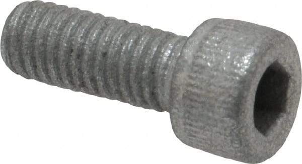 Value Collection - #10-32 UNF Hex Socket Drive, Socket Cap Screw - Alloy Steel, Zinc-Plated Finish, Fully Threaded, 1/2" Length Under Head - Exact Tool & Supply
