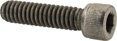 Value Collection - 1/4-20 UNC Hex Socket Drive, Socket Cap Screw - Alloy Steel, Zinc-Plated Finish, Fully Threaded, 1" Length Under Head - Exact Tool & Supply