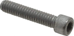 Value Collection - 1/4-20 UNC Hex Socket Drive, Socket Cap Screw - Alloy Steel, Zinc-Plated Finish, Fully Threaded, 1-1/4" Length Under Head - Exact Tool & Supply