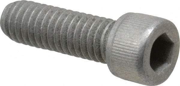 Value Collection - 5/16-18 UNC Hex Socket Drive, Socket Cap Screw - Alloy Steel, Zinc-Plated Finish, Fully Threaded, 1" Length Under Head - Exact Tool & Supply