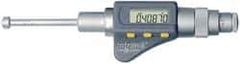 TESA Brown & Sharpe - 2.38" to 2.76", IP54 & IP40, Steel Face TiN Finish, Electronic Inside Micrometer - 0.00005" Resolution, 0.00024" Accuracy, 98" Gage Depth - Exact Tool & Supply