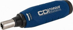 CDI - 1 Piece, 3/8 to 2 In/Lb, Female Hex Preset Torque Limiting Screwdriver - 4.2" OAL, 1/4" Drive - Exact Tool & Supply
