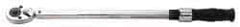 CDI - 3/4" Drive Micrometer Type Ratchet Head Torque Wrench - 100 Ft/Lb to 600 Ft/Lb Torque, 43" OAL, 5 Ft/Lb Graduation - Exact Tool & Supply