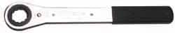 Williams - 22mm, 12 Point, Full Polish Chrome Finish, Single End, Ratcheting Box Wrench - Exact Tool & Supply