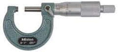 Mitutoyo - 275 to 300mm Range, 0.01mm Graduation, Mechanical Outside Micrometer - Ratchet Stop Thimble, Accurate to 0.0001" - Exact Tool & Supply