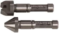 Mitutoyo - Micrometer Anvil - Use with 326126 Series Screw Thread Micrometers - Exact Tool & Supply