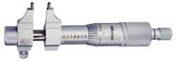 Mitutoyo - 5 to 30 mm Range, Carbide Satin Chrome Coated, Mechanical Inside Caliper Micrometer - 0.001 Inch Graduation, 0.01 mm Graduation, 0.005 mm Accuracy - Exact Tool & Supply