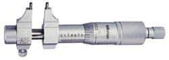 Mitutoyo - 5 to 30 mm Range, Carbide Satin Chrome Coated, Mechanical Inside Caliper Micrometer - 0.001 Inch Graduation, 0.01 mm Graduation, 0.005 mm Accuracy - Exact Tool & Supply