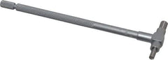 Mitutoyo - 3/4 to 1-1/4 Inch, 4.3307 Inch Overall Length, Telescoping Gage - Satin Chrome Finish - Exact Tool & Supply