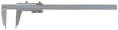 Mitutoyo - 0 to 40" Stainless Steel Vernier Caliper - 0.02mm Graduation, 140mm Jaw Depth, 0.003" Accuracy - Exact Tool & Supply