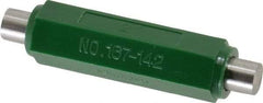 Mitutoyo - 2 Inch Long, Accuracy Up to 0.0001 Inch, Flat End Micrometer Calibration Standard - Use with Outside Micrometer, Includes Heat Insulating Handle - Exact Tool & Supply