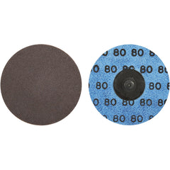 Norton - 3" 80 Grit Aluminum Oxide Quick Change Disc - Exact Tool & Supply