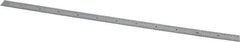 Mitutoyo - 12" Long, 1/100, 1/64, 1/50, 1/32" Graduation, Flexible Stainless Steel Rule - 16R Graduation Style, 1/2" Wide, Silver, Satin Chrome Finish - Exact Tool & Supply