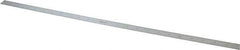 Mitutoyo - 24" Long, 1/64, 1/32" and 0.5, 1mm Graduation, Flexible Stainless Steel Rule - English/Metric Graduation Style, 3/4" Wide, Silver, Satin Chrome Finish - Exact Tool & Supply