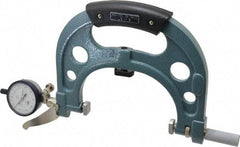 Mitutoyo - 4 to 5 Inch, Snap Gage - 0.0001 Inch Graduation, Dial Display - Exact Tool & Supply