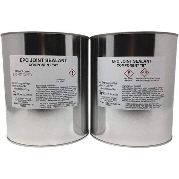 Made in USA - 2 Gal Concrete Repair/Resurfacing - Light Gray, 38.5 Sq Ft Coverage, Epoxy Resin - Exact Tool & Supply