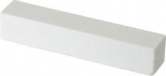 Norton - 150 Grit Aluminum Oxide Square Dressing Stick - 4 x 3/4 x 3/4, Very Fine Grade, Vitrified Bond - Exact Tool & Supply