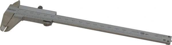 Mitutoyo - 0 to 150mm Stainless Steel Vernier Caliper - 0.05mm Graduation, 40mm Jaw Depth, 0.05mm Accuracy - Exact Tool & Supply