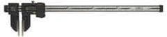 Mitutoyo - 0 to 450mm Range, 0.01mm Resolution, IP66 Electronic Caliper - Stainless Steel with 100mm Carbon Fiber Reinforced Plastic (CFRP) Jaws, 0.05mm Accuracy, SPC Output - Exact Tool & Supply