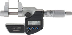 Mitutoyo - 0.2 to 1.2" Range, 0.00005" Resolution, Electronic Inside & Tubular Micrometer - Exact Tool & Supply