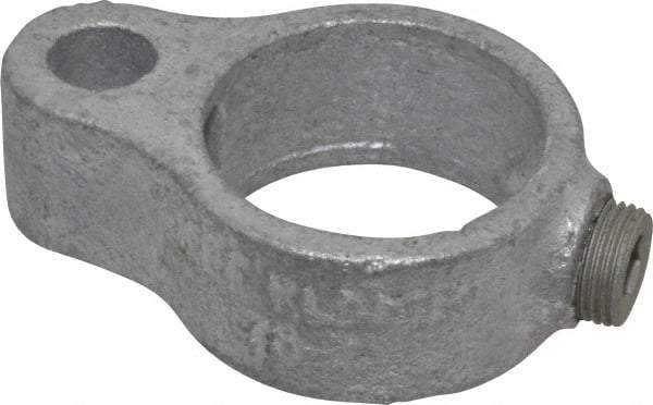 Kee - 1-1/4" Pipe, Malleable Iron Gate Hinge Fitting - Galvanized Finish - Exact Tool & Supply