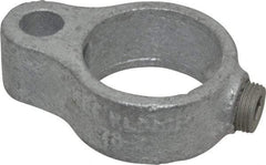 Kee - 1-1/4" Pipe, Malleable Iron Gate Hinge Fitting - Galvanized Finish - Exact Tool & Supply
