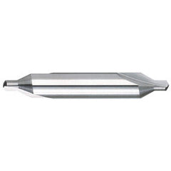 Titan USA - Combination Drill & Countersinks; Material: Solid Carbide ; Included Angle: 60 ; Trade Size: #00 ; Body Diameter (Inch): 1/8 ; Body Diameter (Decimal Inch): 1/8 ; Overall Length (Inch): 1-1/2 - Exact Tool & Supply