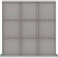 LISTA - 9-Compartment Drawer Divider Layout for 3.15" High Drawers - Exact Tool & Supply