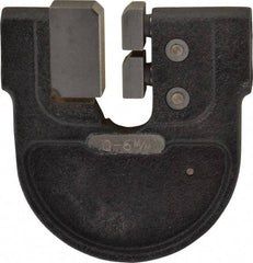 YPG - 1/4 Inch, Cast Iron 1x Frame Snap Gage - 0.00005; 0.0001 Inch Graduation, Hardened Tool Steel Anvil - Exact Tool & Supply