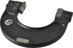 YPG - 3-1/16 to 3-7/16 Inch, Cast Iron 7x Frame Snap Gage - 0.001 Inch Graduation, Hardened Tool Steel Anvil - Exact Tool & Supply
