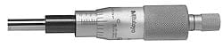 Mitutoyo - 1 Inch, 0.8268 Inch Ratchet Stop Thimble, 0.315 Inch Diameter x 34mm Long Spindle, Mechanical Micrometer Head - Exact Tool & Supply