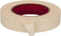 3M - 3/4" Wide x 60 Yd Long Tan Paper Masking Tape - Series 213, 6 mil Thick, 27 In/Lb Tensile Strength - Exact Tool & Supply