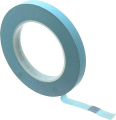 3M - 1/2" Wide x 60 Yd Long Blue Polypropylene Film Masking Tape - Series 215, 4.8 mil Thick, 15 In/Lb Tensile Strength - Exact Tool & Supply