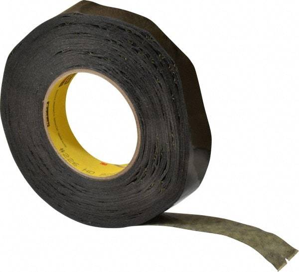 3M - 1" Wide x 60 Yd Long Black Crepe Paper Masking Tape - Series 226, 10.6 mil Thick, 34 In/Lb Tensile Strength - Exact Tool & Supply