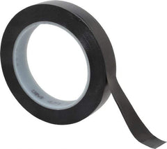 3M - Black Solid Color Vinyl Tape - 3/4" Wide x 108' Long x 5.2 mil Thick, General Traffic - Exact Tool & Supply