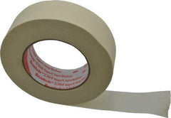 3M - 1-1/2" Wide x 60 Yd Long Tan Paper Masking Tape - Series 2364, 6.5 mil Thick, 24 In/Lb Tensile Strength - Exact Tool & Supply