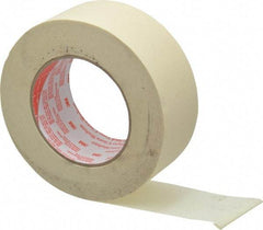 3M - 2" Wide x 60 Yd Long Tan Paper Masking Tape - Series 2364, 6.5 mil Thick, 24 In/Lb Tensile Strength - Exact Tool & Supply