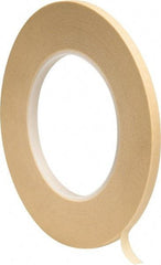 3M - 1/4" Wide x 60 Yd Long Tan Paper Masking Tape - Series 2380, 7.2 mil Thick, 28 In/Lb Tensile Strength - Exact Tool & Supply