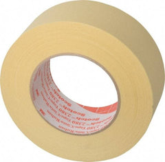 3M - 2" Wide x 60 Yd Long Tan Paper Masking Tape - Series 2380, 7.2 mil Thick, 28 In/Lb Tensile Strength - Exact Tool & Supply