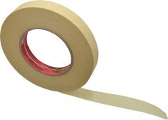 3M - 3/4" Wide x 60 Yd Long Tan Paper Masking Tape - Series 2693, 7.9 mil Thick, 29 In/Lb Tensile Strength - Exact Tool & Supply