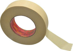 3M - 1-1/2" Wide x 60 Yd Long Tan Paper Masking Tape - Series 2693, 7.9 mil Thick, 29 In/Lb Tensile Strength - Exact Tool & Supply
