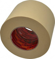 3M - 4" Wide x 60 Yd Long Tan Paper Masking Tape - Series 2693, 7.9 mil Thick, 29 In/Lb Tensile Strength - Exact Tool & Supply