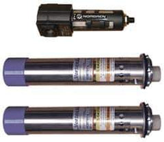 Vortec - 5,000 BTU per Hour, Vortex Enclosure Cooler without Thermostat - 3/4 Inch Diameter, 1/4 NPT Thread, 70 Cubic Ft. per min - Exact Tool & Supply