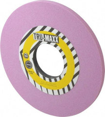 Tru-Maxx - 10" Diam x 3" Hole x 1/2" Thick, J Hardness, 60 Grit Surface Grinding Wheel - Aluminum Oxide, Type 1, Medium Grade, 2,483 Max RPM, Vitrified Bond, No Recess - Exact Tool & Supply