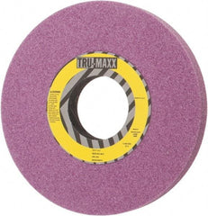 Tru-Maxx - 10" Diam x 3" Hole x 1" Thick, H Hardness, 46 Grit Surface Grinding Wheel - Aluminum Oxide, Type 1, Coarse Grade, 2,480 Max RPM, Vitrified Bond, No Recess - Exact Tool & Supply