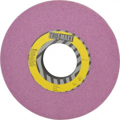Tru-Maxx - 10" Diam x 3" Hole x 1" Thick, J Hardness, 46 Grit Surface Grinding Wheel - Aluminum Oxide, Type 1, Coarse Grade, 3,250 Max RPM, Vitrified Bond, No Recess - Exact Tool & Supply